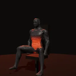 Abdução de quadril na máquina: posição 3 de 3 (boneco 3D masculino)