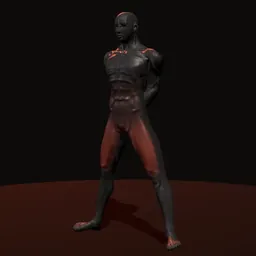 Agachamento plié com halter: posição 1 de 3 (boneco 3D masculino)