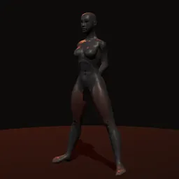 Agachamento sumô com halteres: posição 1 de 3 (boneco 3D feminino)