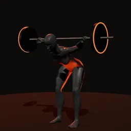 Bom dia: posição 3 de 3 (boneco 3D feminino)