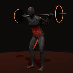 Bom dia a partir dos pinos: posição 2 de 3 (boneco 3D masculino)