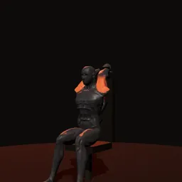 Desenvolvimento sentado de tríceps: posição 2 de 3 (boneco 3D masculino)