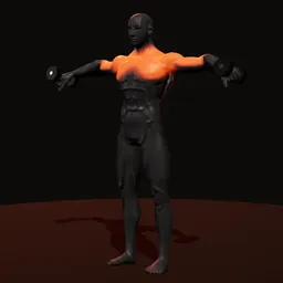 Elevação lateral: posição 3 de 3 (boneco 3D masculino)