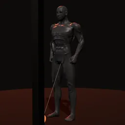 Encolhimento na polia: posição 2 de 3 (boneco 3D masculino)