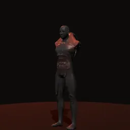 Extensão acima da cabeça de tríceps com kettlebell: posição 1 de 3 (boneco 3D masculino)