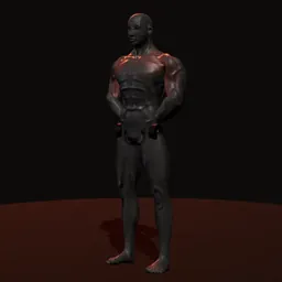 Remada em pé alta com halteres: posição 1 de 3 (boneco 3D masculino)
