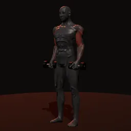 Rosca Zottman: posição 1 de 3 (boneco 3D masculino)